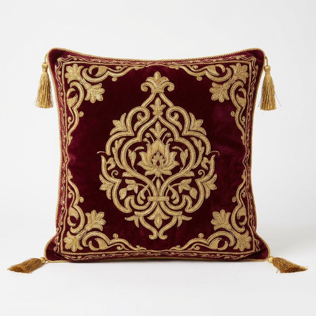 Golden Thread Cushion
