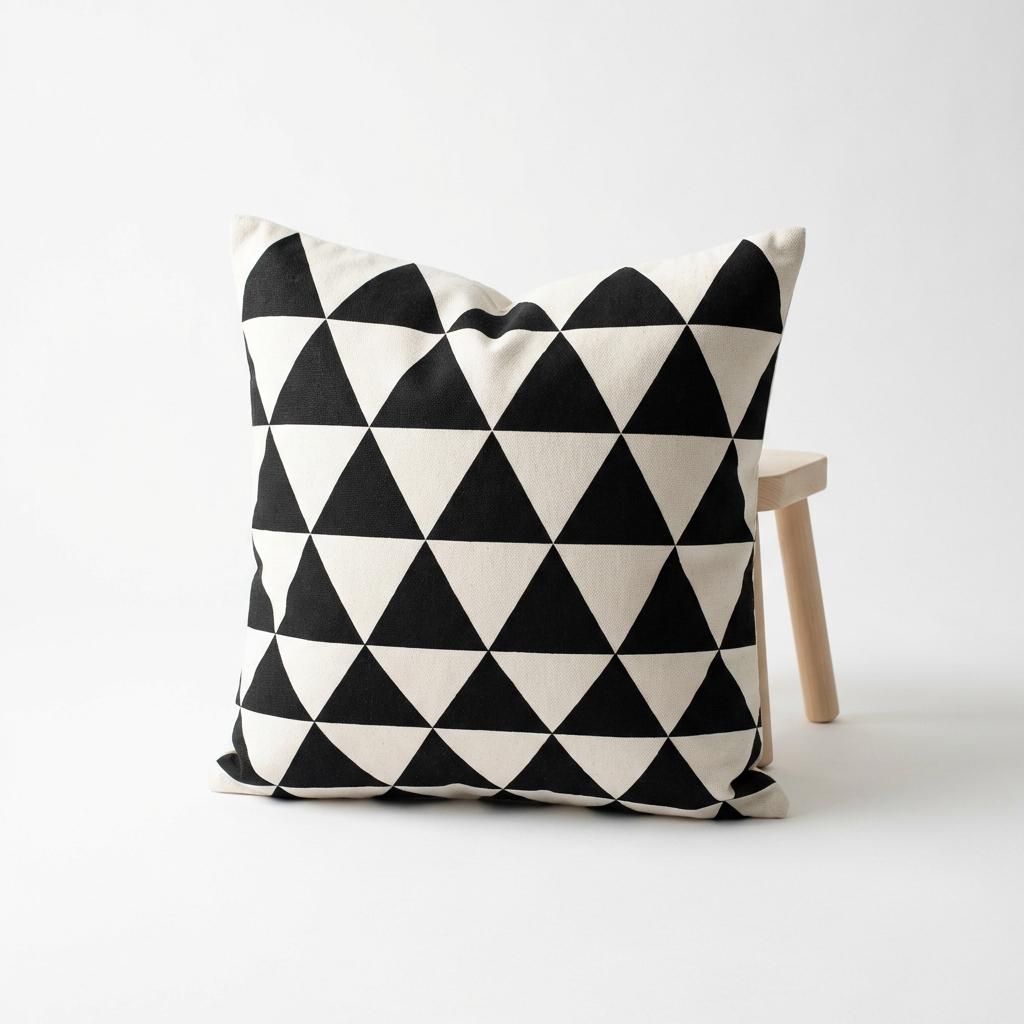 Nordic Geometric Cushion