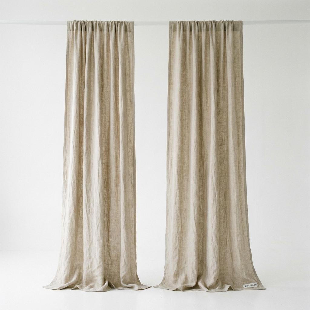 Coastal Linen Curtains
